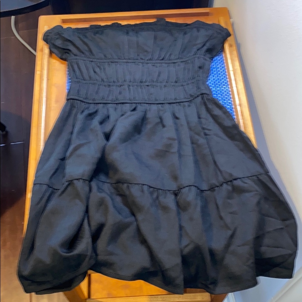 Princess Polly Joie Strapless Mini Dress, black, size 2